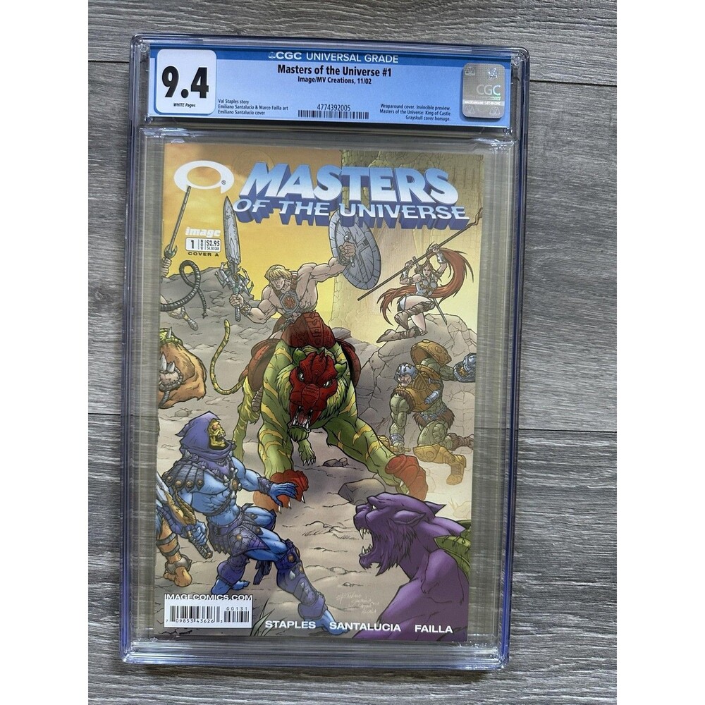 Image Masters Of The Universe #1 CGC 9.4 Near Mint 2002 He-Man Skeletor First